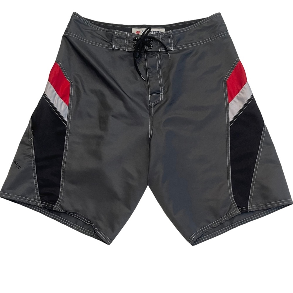 ANCHOR BLUE BRAND Swim Bottoms Board Shorts Size 36
